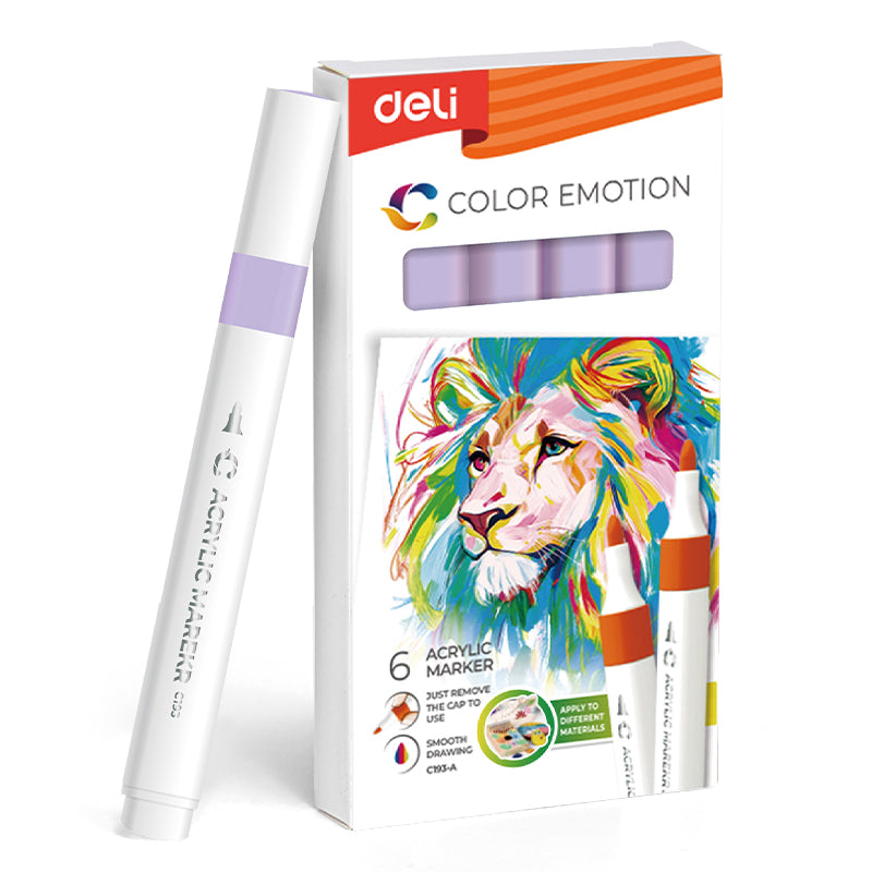 MARKER ACRILIC LEVANTICA COLOR EMOTION DELI MARKER ACRILIC LEVANTICA COLOR EMOTION DELI